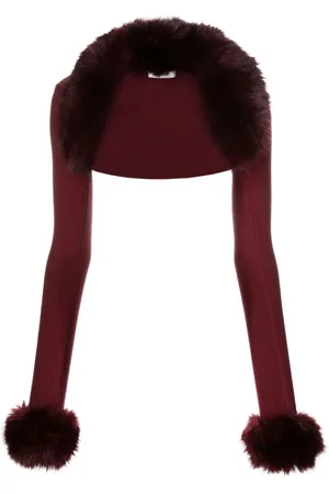 DANIELLE GUIZIO Ženy Bolera - Faux-fur trim bolero cardigan