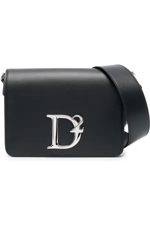 Dsquared2 Logo-plaque leather crossbody bag