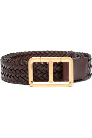 Tom Ford Interwoven leather belt