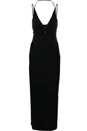 DION LEE Rivet cut-out maxi dress
