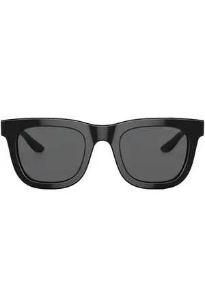 Giorgio Armani Logo-print square-frame sunglasses