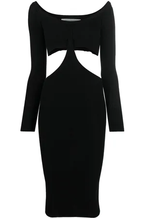 Serafini Cut-out detail knit dress