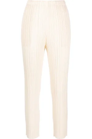 PLEATS PLEASE ISSEY MIYAKE Pleated cropped trousers