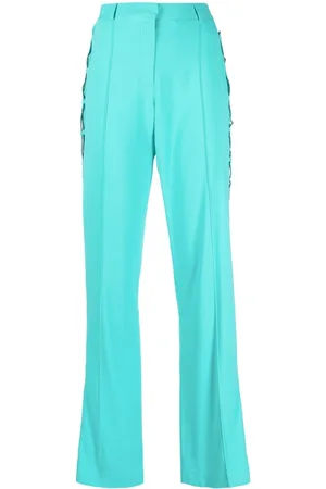 GIUSEPPE DI MORABITO Lace-up detail straight-leg trousers