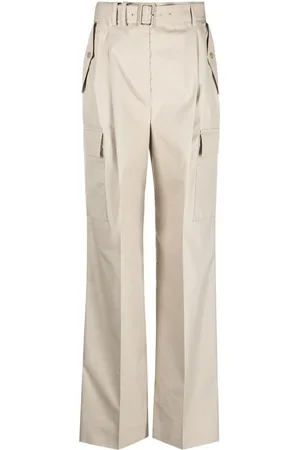 Prada Belted wide-leg trousers