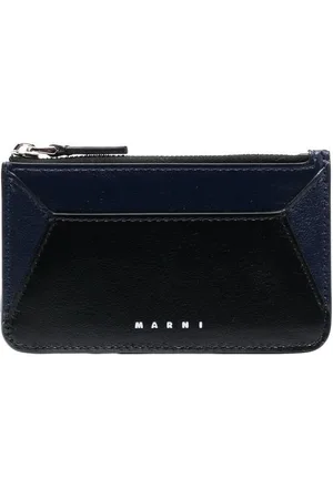 Marni Logo-print leather card holder