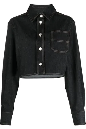 REMAIN Cropped denim shirt