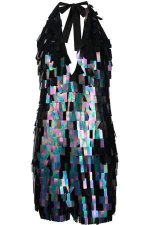 Ilkyaz Ozel Paillette-embellishment mini dress