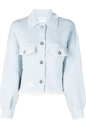 Barrie Fringed denim jacket