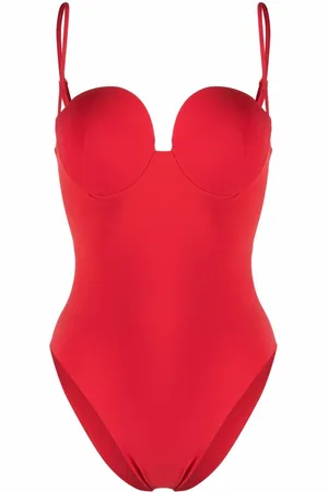 MAGDA BUTRYM Retro bustier swimsuit
