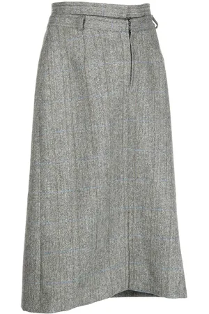 Maison Margiela Asymmetric draped skirt