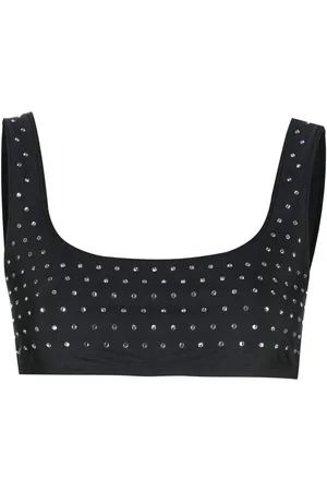 The Andamane Crystal-embellished sports bra