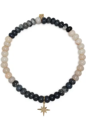 Sydney Evan 14kt yellow gold opal beaded bracelet