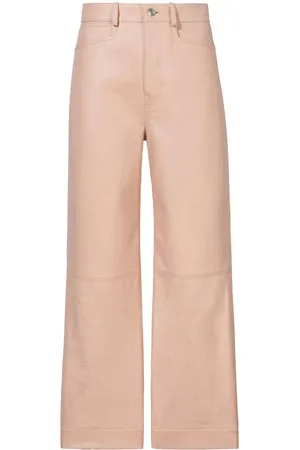 Proenza Schouler Cropped leather trousers