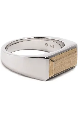 TOM WOOD Peaky rectangle band ring
