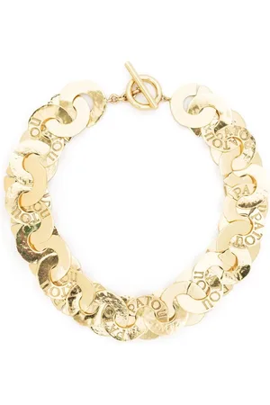 Patou Logo-engraved coin necklace