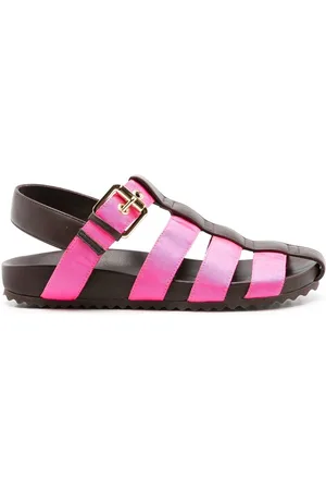 Sarah Chofakian Simpson strap-design flat sandals