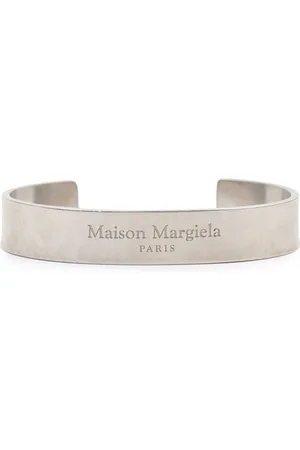 Maison Margiela Logo-engraved cuff bracelet