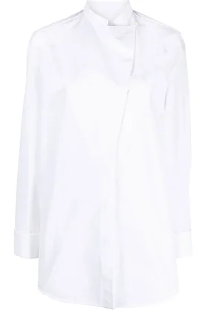 Jil Sander Wrap-design cotton shirt