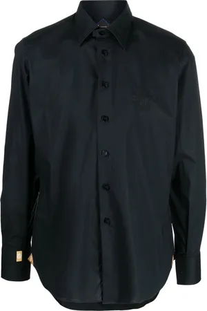 BILLIONAIRE Silver Cut cotton shirt