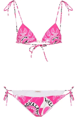 VALENTINO GARAVANI Archive Manifesto bikini set