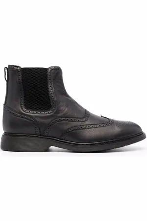Hogan Leather Chelsea boots