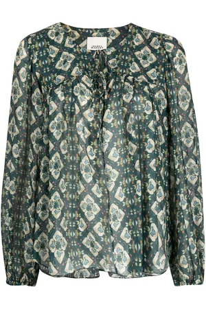 Isabel Marant Ametissa tie-front blouse