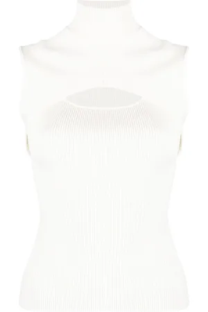 Simkhai Easton cut-ut ribbed top