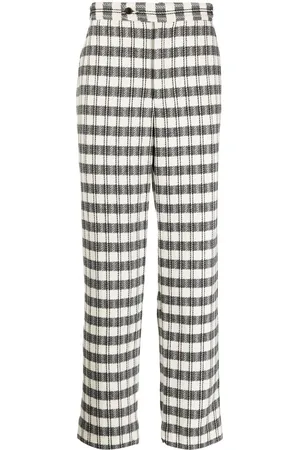 BODE Geometric-pattern regular trousers