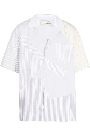 Feng Chen Wang Patchwork-design shirt