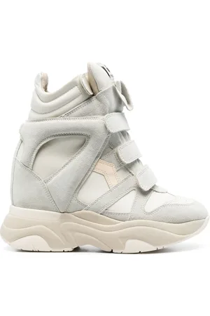Isabel Marant Balskee high-top leather sneakers