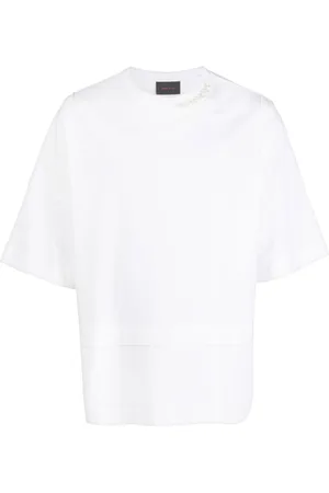 Simone Rocha Pearl-embellished layered T-shirt