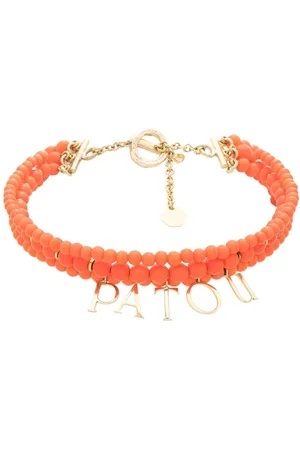 Patou Pop Peals logo-charm necklace