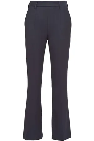 Prada Gabardine wool flared trousers