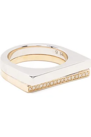 TOM WOOD Duo embellished rings