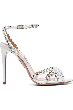 Aquazzura Tequila crystal-embellished 115mm sandals
