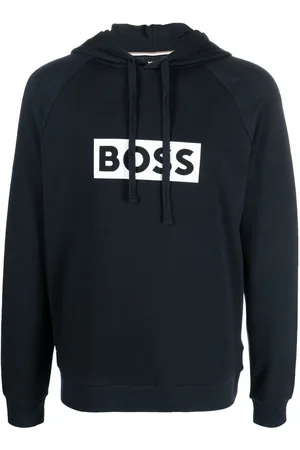 HUGO BOSS Logo-print drawstring hoodie