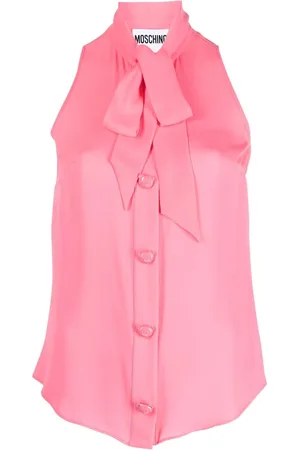 Moschino Pussy-bow collar blouse