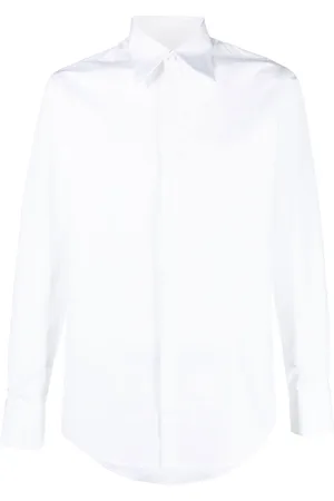 Dsquared2 Pointed-collar cotton shirt
