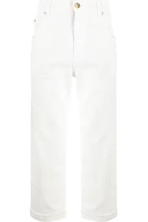 Etro Tonal-embroidered cotton trousers