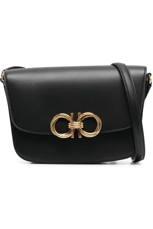 Salvatore Ferragamo Gancini leather shoulder bag