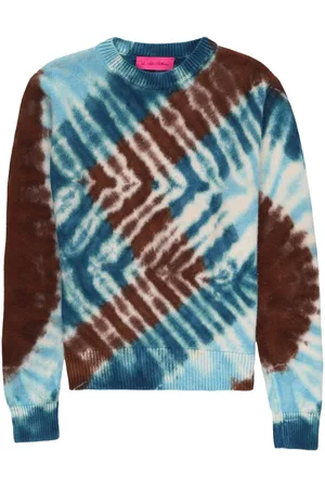 THE ELDER STATESMAN Zigzag crew-neck jumper