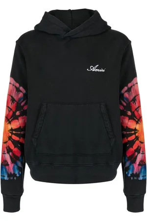 AMIRI Tie-dye logo-embroidered hoodie
