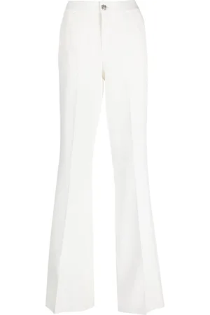 Philipp Plein Mid-rise flared trousers