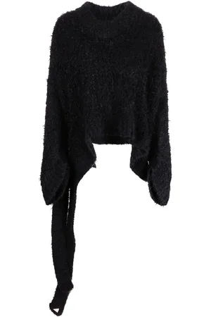 The Attico Open-knit V-neck jumper
