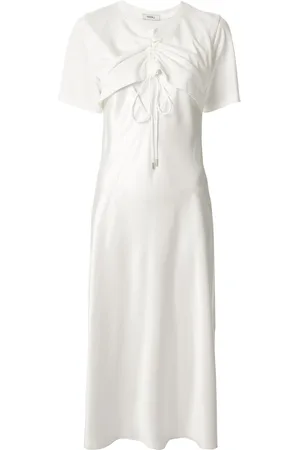GOEN.J Cutout detail flared dress