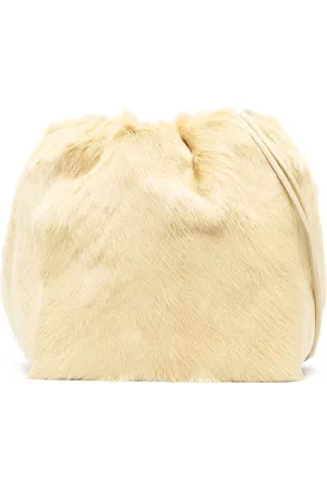 Jil Sander Fur drawstring-fastening shoulder bag
