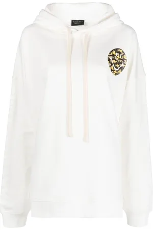 JOSHUA SANDERS Smiley-print drawstring hoodie
