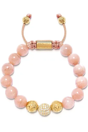 Nialaya Crystal-embellished beaded bracelet