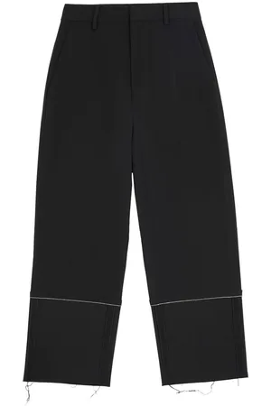 Maison Margiela Raw-edge straight-leg trousers